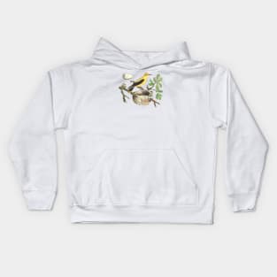 Oriole Bird Wildlife Illustration Kids Hoodie